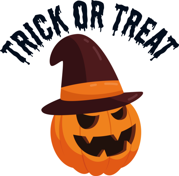 Transparent Halloween Jack-o'-lantern Facial hair Cartoon for Trick Or Treat for Halloween