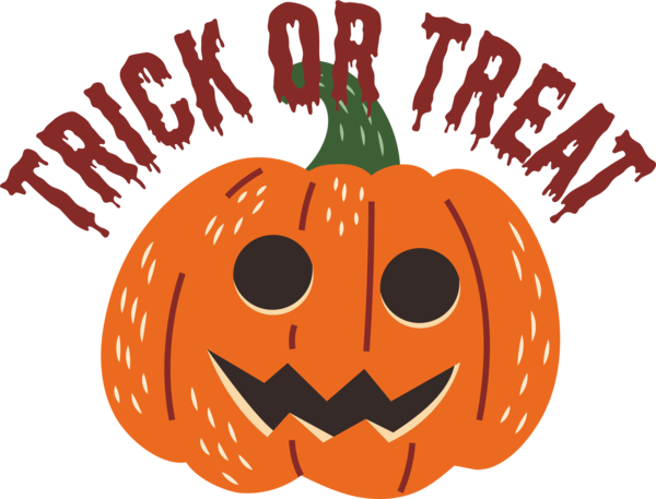 Transparent Halloween Squash Jack-o'-lantern Vegetable for Trick Or Treat for Halloween