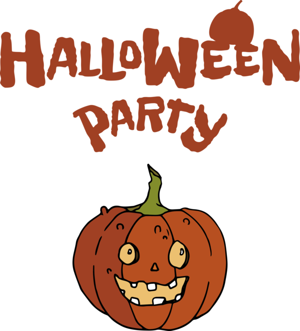 Transparent Halloween Jack-o'-lantern for Halloween Party for Halloween