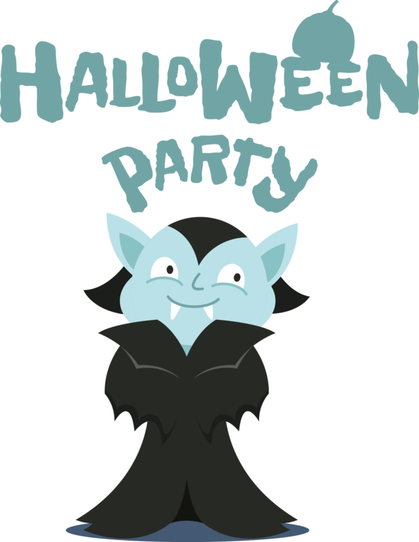 Transparent Halloween Birds Cartoon Logo for Halloween Party for Halloween