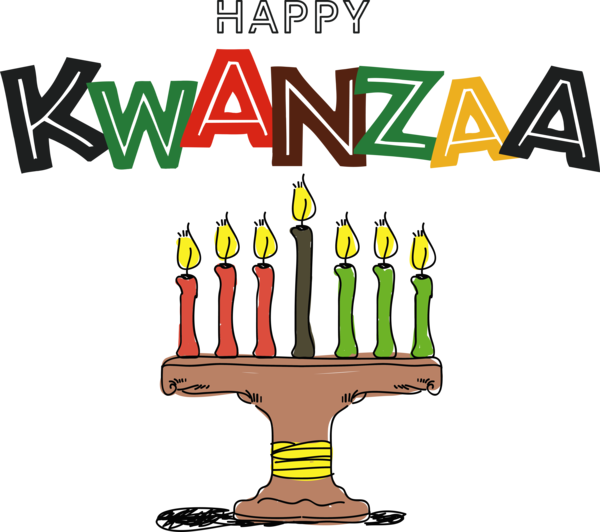 Transparent Kwanzaa Human Cartoon Logo for Happy Kwanzaa for Kwanzaa