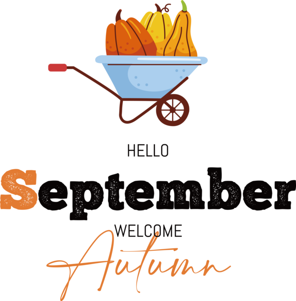 Transparent thanksgiving Design Logo Text for Hello Autumn for Thanksgiving