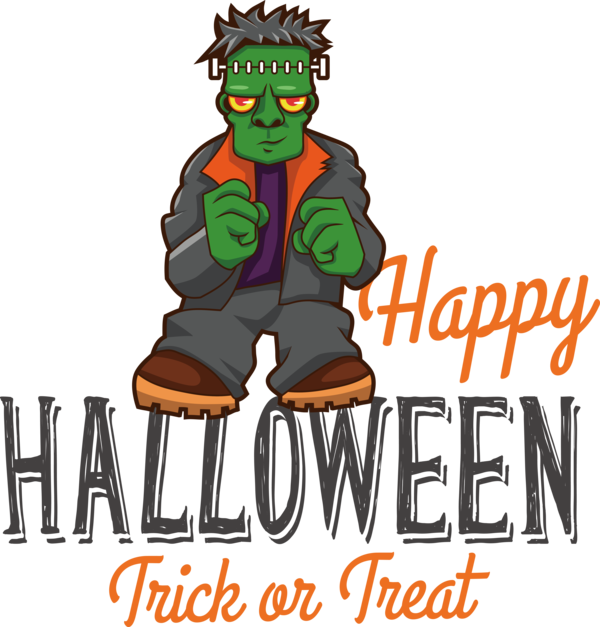 Transparent Halloween Human Logo Plant for Happy Halloween for Halloween