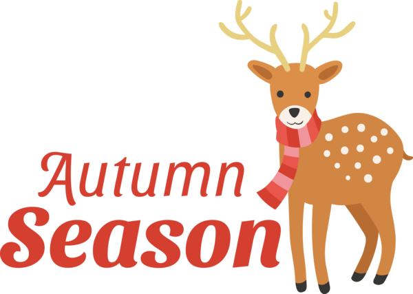 Transparent thanksgiving Deer Bauble Reindeer (M) for Hello Autumn for Thanksgiving