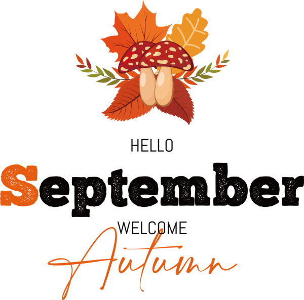 Transparent thanksgiving Flower Logo Text for Hello Autumn for Thanksgiving
