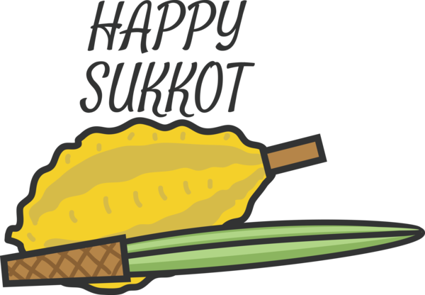 Transparent sukkot Fauna - S Logo Yellow for Happy sukkot for Sukkot