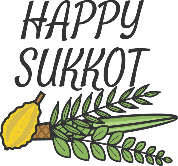 Transparent sukkot Leaf Flower Plant stem for Happy sukkot for Sukkot