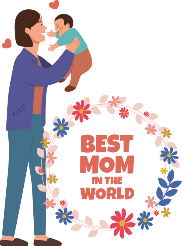 Transparent Mother's Day Mother's Day super mom celebrate Mom for Happy Mother's Day for Mothers Day