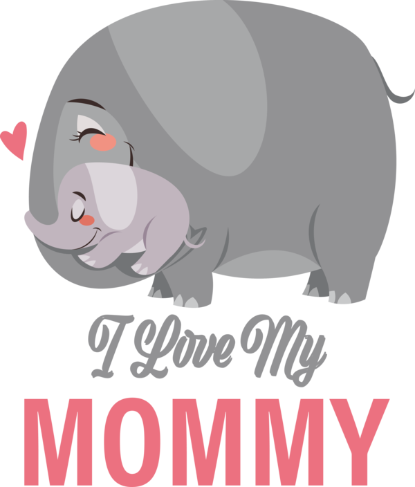 Transparent Mother's Day Mother's Day I Love MY MOMMY for I Love MY MOMMY for Mothers Day
