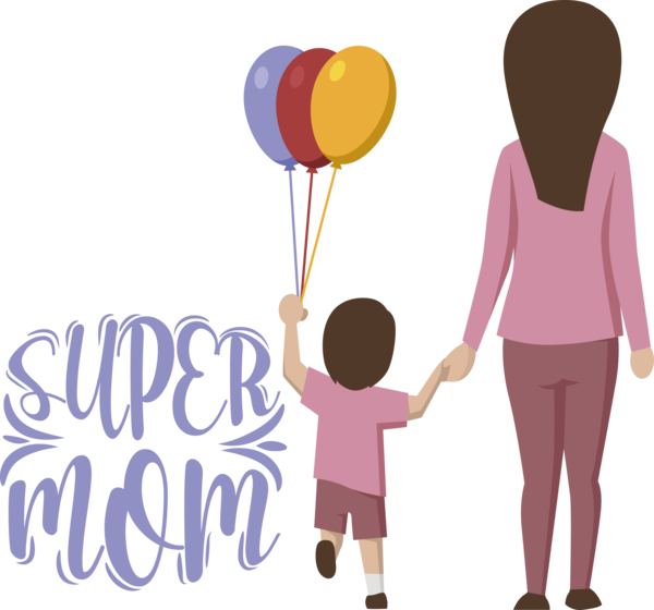 Transparent Mother's Day Mother's Day Super Mom for Super Mom for Mothers Day