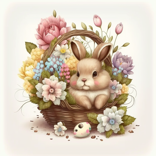 Transparent Easter Easter Bunny Easter Egg Easter Basket for Easter Bunny for Easter