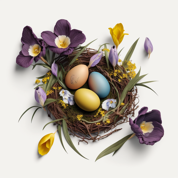 Transparent Easter Easter Egg dyed Easter Egg Nest for Easter Egg for Easter