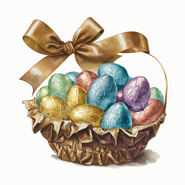 Transparent Easter chocolate eggs easter egg watercolor for easter egg for Easter