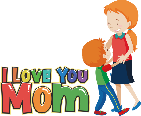 Transparent Mother's Day Mother's Day Love You Mom for Love You Mom for Mothers Day