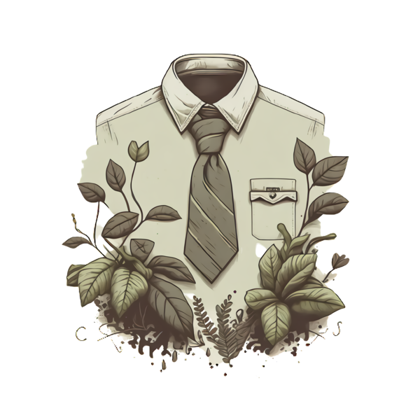 Transparent Father's Day tie shirt plants for Happy Father's Day for Fathers Day