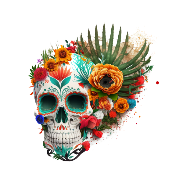 Transparent Cinco de mayo Cinco de mayo Mexican Skull for Mexican Skull for Cinco De Mayo
