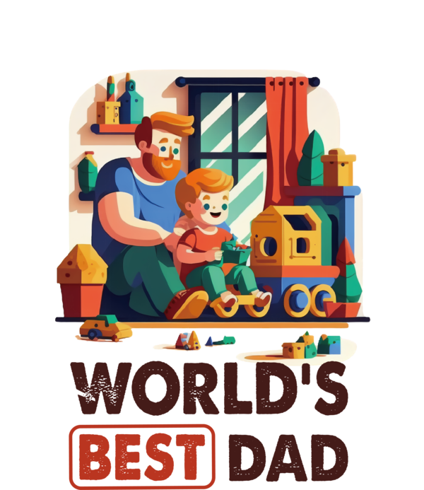 Transparent Father's Day Super Dad best dad world's best dad for Super Dad for Fathers Day
