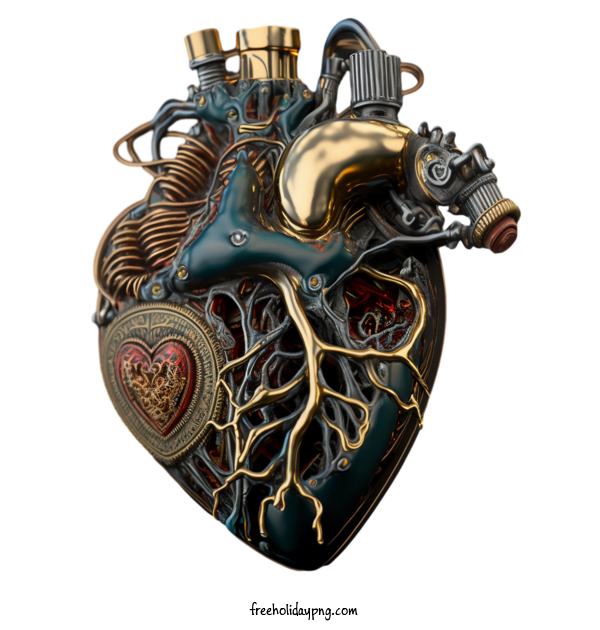 Transparent World Heart Day Sci Fi Heart World Heart Day steampunk for Sci Fi Heart for World Heart Day