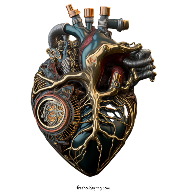Transparent World Heart Day Sci Fi Heart World Heart Day steam punk for Sci Fi Heart for World Heart Day