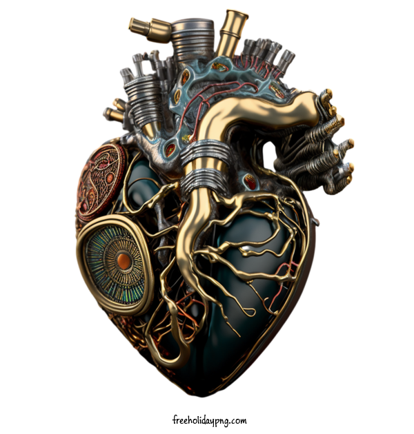 Transparent World Heart Day Sci Fi Heart World Heart Day steam powered for Sci Fi Heart for World Heart Day
