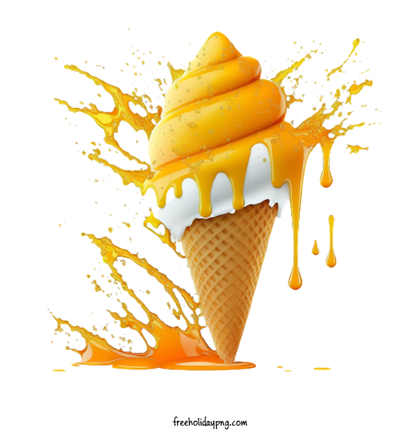 Transparent National Ice Cream Day National Ice Cream Day Ice Cream orange for Ice Cream for National Ice Cream Day