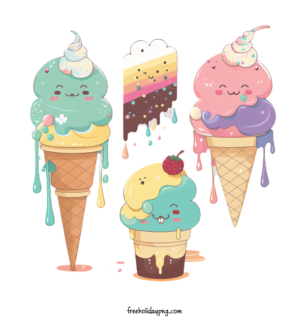 Transparent National Ice Cream Day National Ice Cream Day Ice Cream cute for Ice Cream for National Ice Cream Day