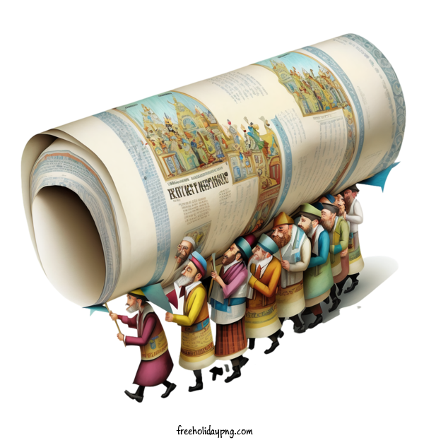 Transparent Simchat Torah Simchat Torah Simhat Torah scroll for Simhat Torah for Simchat Torah
