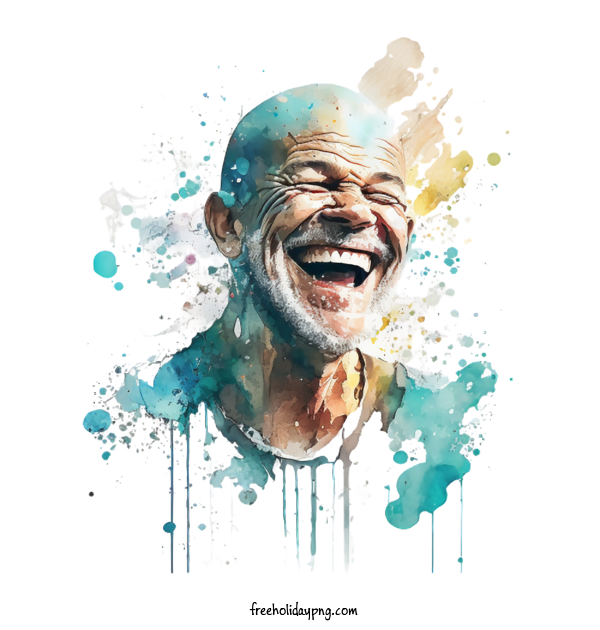 Transparent World Laughter Day World Laughter Day Laughing Avatar watercolor for Laughing Avatar for World Laughter Day