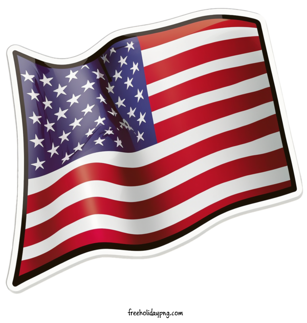 Transparent US Independence Day American Flag american flag waving flag for American Flag for Us Independence Day