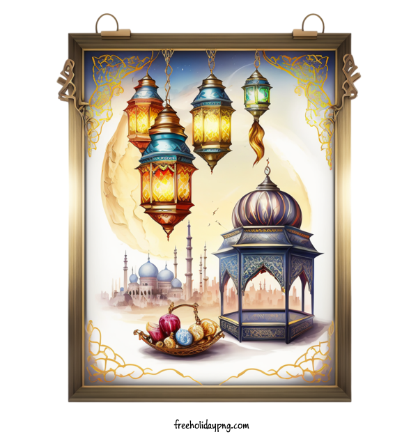Transparent Ramadan Ramadan Kareem lamp lantern for Ramadan Kareem for Ramadan