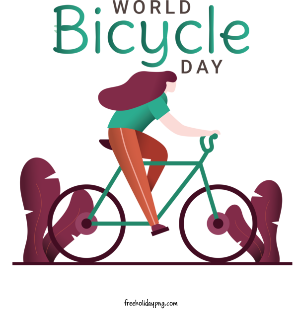 Transparent World Bicycle Day World Bicycle Day World Bike Day bicycle for World Bike Day for World Bicycle Day