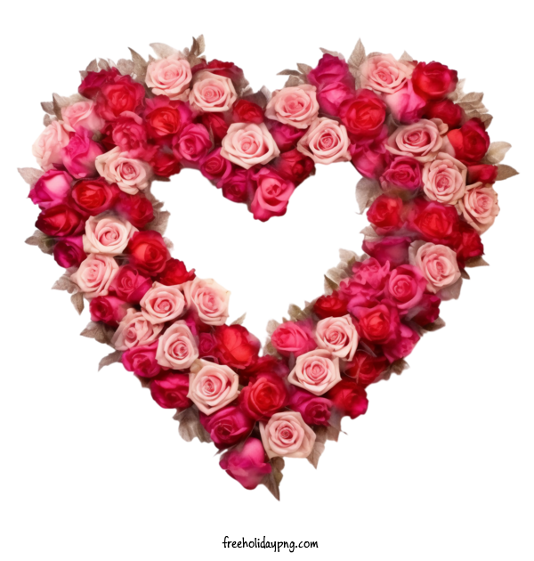 Transparent World Heart Day Floral Heart Rose Heart heart for Floral Heart for World Heart Day