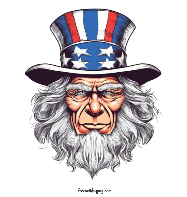 Transparent US Independence Day Uncle Sam Uncle patriotic for Uncle Sam for Us Independence Day