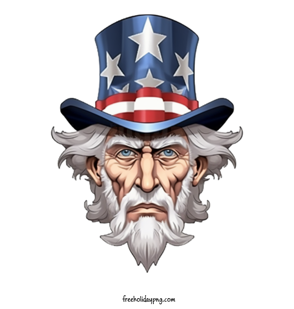 Transparent US Independence Day Uncle Sam senator patriot for Uncle Sam for Us Independence Day