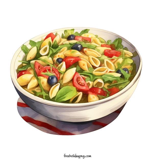 Transparent US Independence Day 4th Of July pasta salad for 4th Of July for Us Independence Day