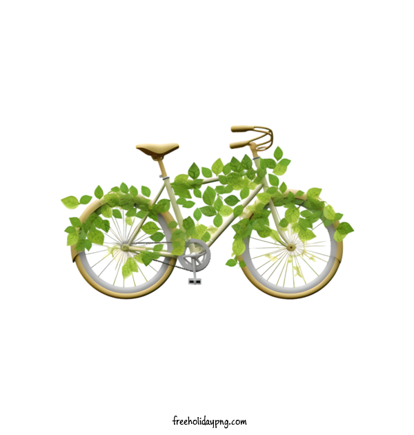 Transparent World Bicycle Day Bicycle bicycle leaves for World Bike Day for World Bicycle Day
