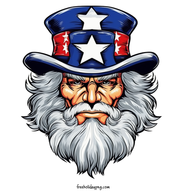 Transparent US Independence Day Uncle Sam patriotic American for Uncle Sam for Us Independence Day