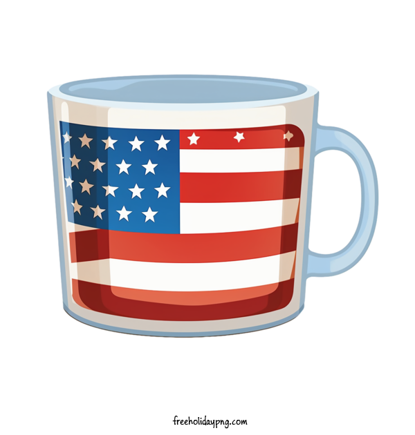 Transparent US Independence Day 4th Of July american flag cup for 4th Of July for Us Independence Day