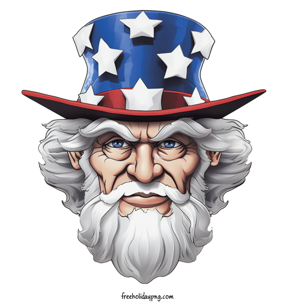 Transparent US Independence Day Uncle Sam grandpa old man for Uncle Sam for Us Independence Day