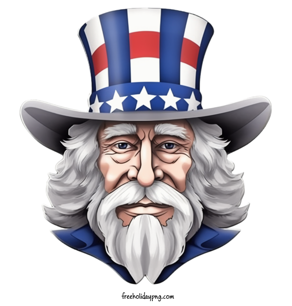 Transparent US Independence Day Uncle Sam Grandpa Uncle for Uncle Sam for Us Independence Day