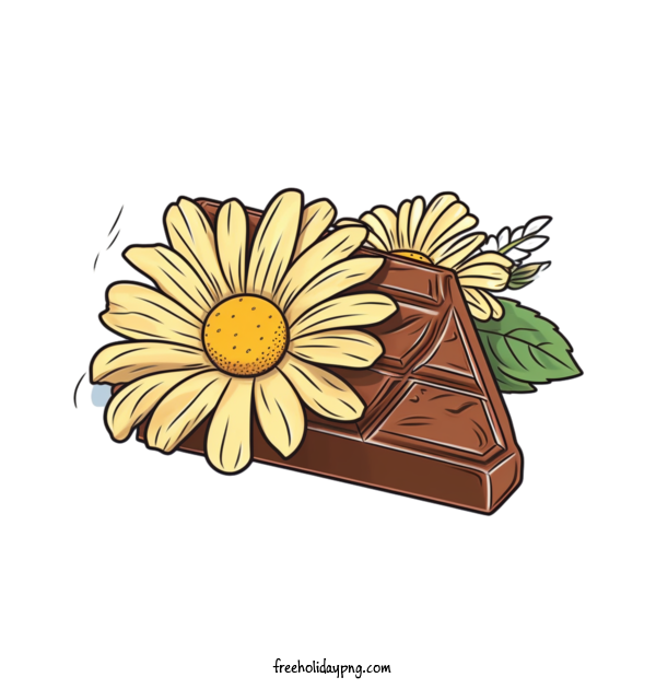 Transparent International Chocolate Day Chocolate chocolate flower for Chocolate for International Chocolate Day