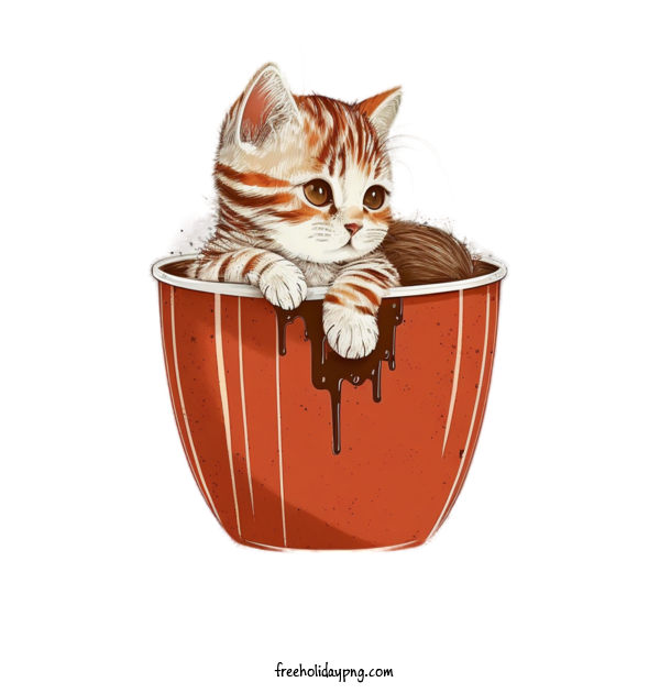 Transparent International Cat Day Cartoon Cat cat kitten for Cartoon Cat for International Cat Day
