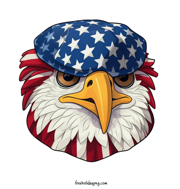Transparent US Independence Day 4th Of July bald eagle eagle head for 4th Of July for Us Independence Day