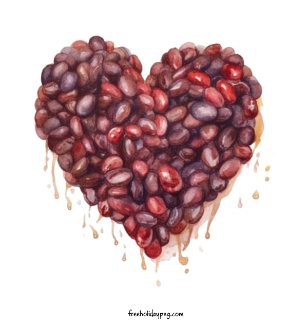 Transparent Coffee Day Coffee Day Coffee Beans heart for Coffee Beans for Coffee Day