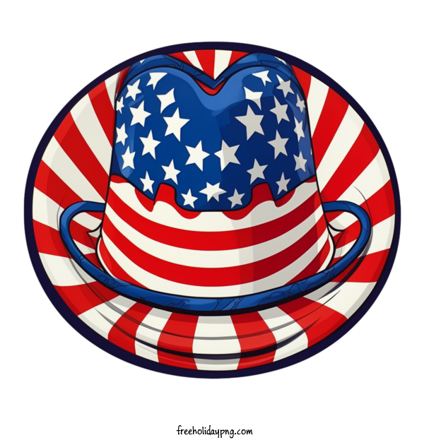 Transparent US Independence Day 4th Of July hat american flag for 4th Of July for Us Independence Day