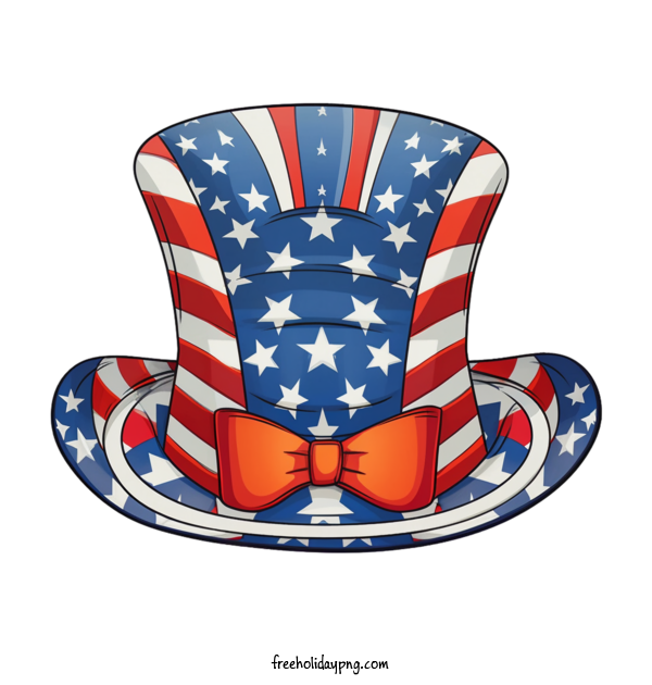 Transparent US Independence Day 4th Of July Flag hat for 4th Of July for Us Independence Day