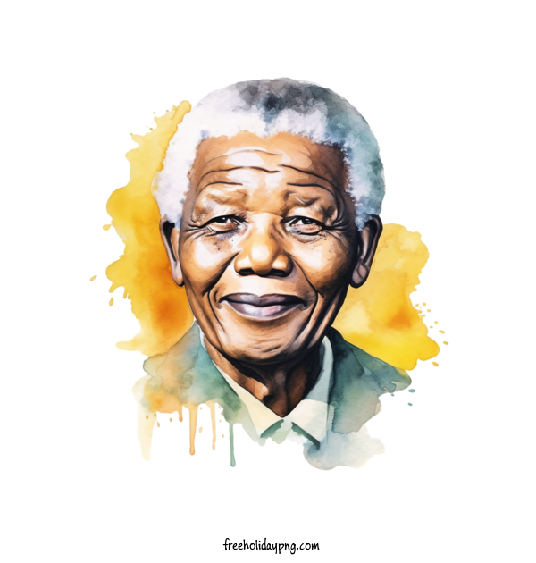 Transparent Nelson Mandela Day Nelson Mandela Day Nelson Mandela Portrait for Nelson Mandela for Nelson Mandela Day