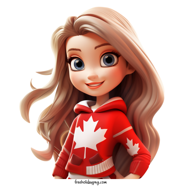 Transparent Canada Day Canada Day wom female for Happy Canada Day for Canada Day