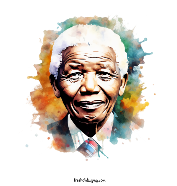 Transparent Nelson Mandela Day Nelson Mandela Day Nelson Mandela portrait for Nelson Mandela for Nelson Mandela Day