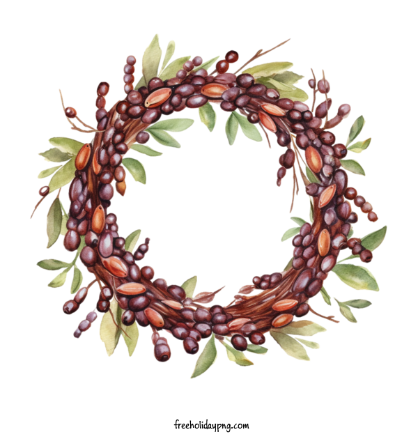 Transparent Coffee Day Coffee Day Coffee Beans wreath for Coffee Beans for Coffee Day